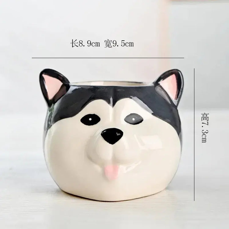 The Little Character — Ceramic Animal Succulent & Plant Pot for Desk or Shelf Jonine’s Corner
