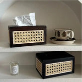 Rattan Tissue Box Cover — Uncategorized