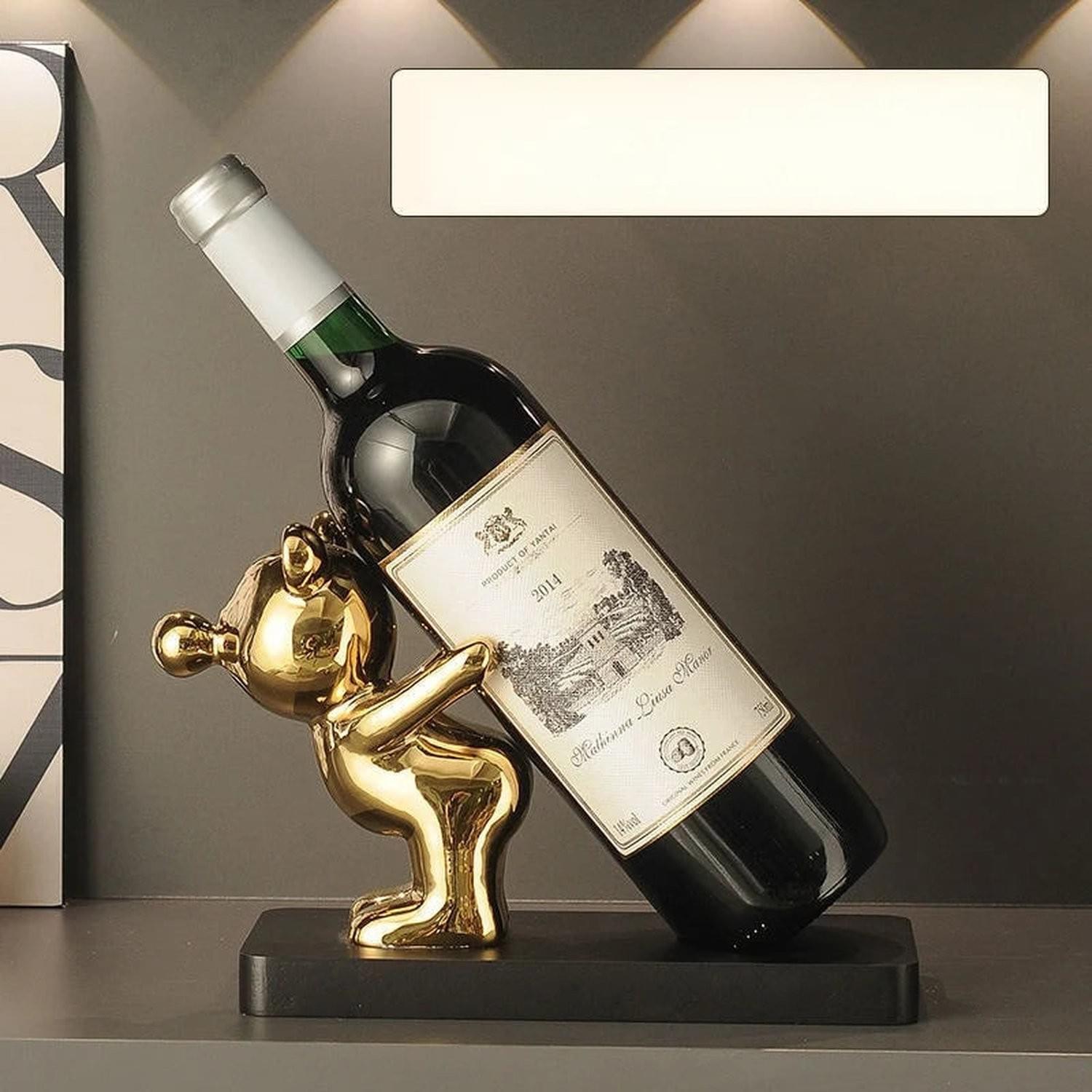 Ceramic Wine Rack &amp; Cabinet Accent Decor