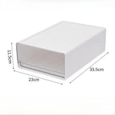 2/3pcs Office Table Clear Storage Boxes Drawer Type Office Workstation A4 File Organizer Storage Box Study Stack Storage Cabinet