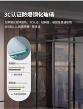 Glass light luxury corner cloakroom wardrobe Double clothes closet cabinets and wardrobes Cabinet dressing clothe home furniture Jonine&