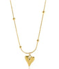 Square Pendants Delicate Stainless Steel Chain Pendant Necklace For Women Necklace