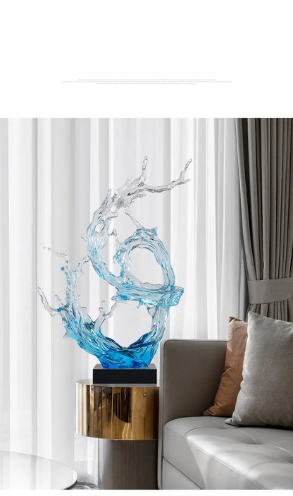 Quiet Luxury in Resin — Lumière Light Luxury Art Sculpture for the Modern Interior