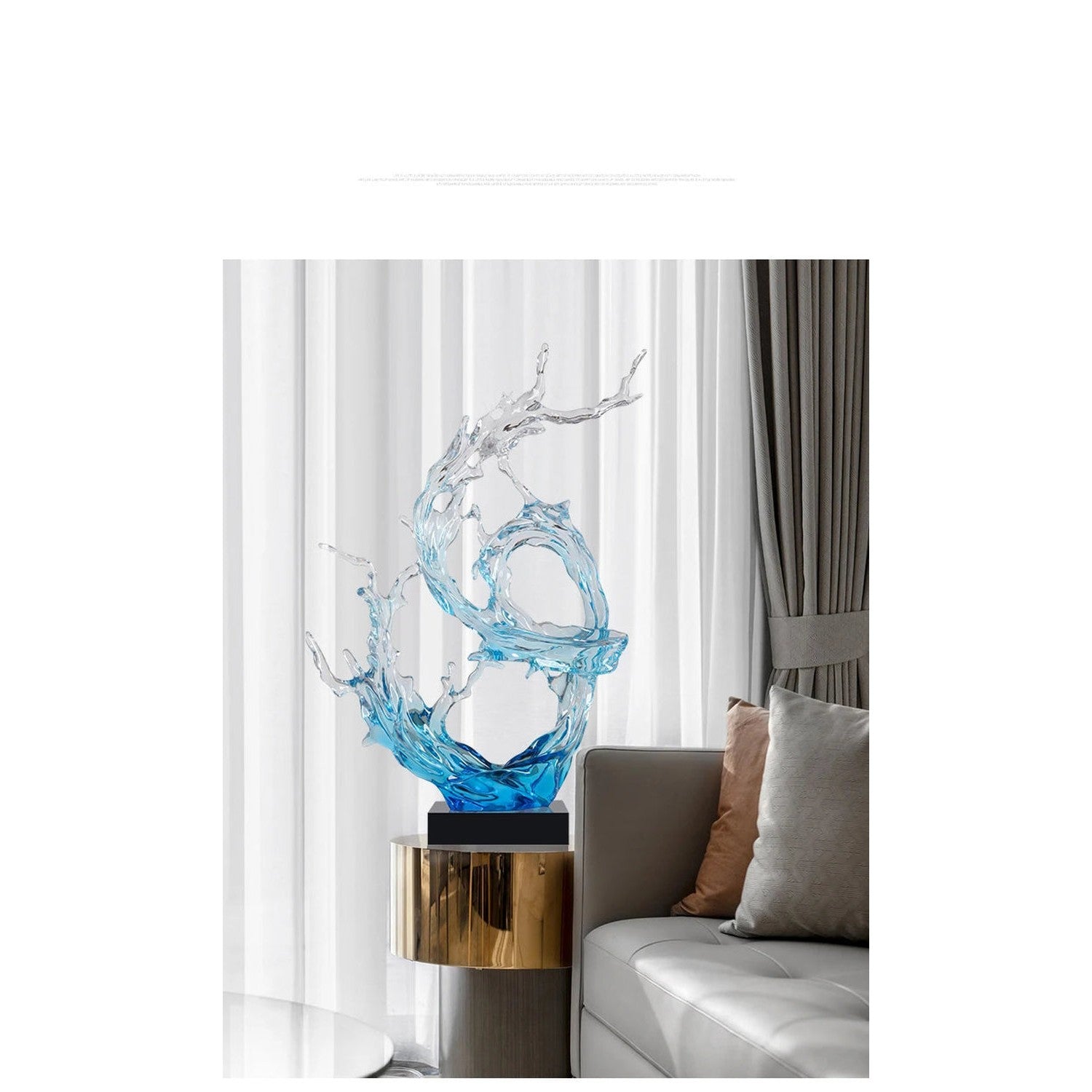 Quiet Luxury in Resin — Lumière Light Luxury Art Sculpture for the Modern Interior