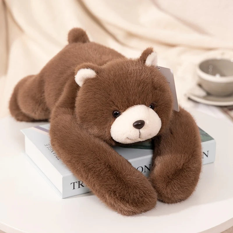Long-Arm Forest Animal Plush Pillow — Stuffed Toy & Room Accent