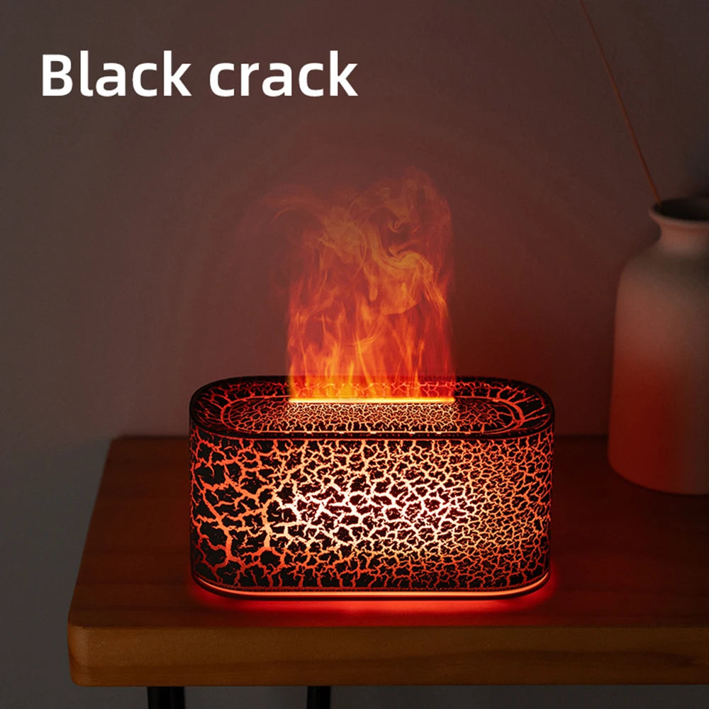 Flicker & Flow — Flame Effect Aromatherapy Diffuser & Humidifier