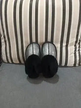 Natural shearing fur slippers Australian sheepskin and fur integrated slippers for men and women&