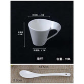 The Morning Ritual — Wavy Ceramic Coffee Cup