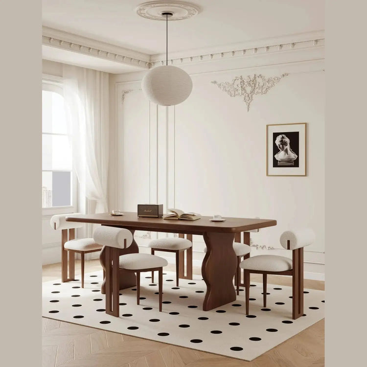Solid Wood & Pine Dining Table