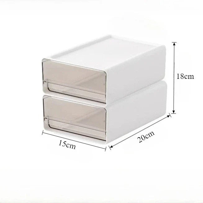 2/3pcs Office Table Clear Storage Boxes Drawer Type Office Workstation A4 File Organizer Storage Box Study Stack Storage Cabinet