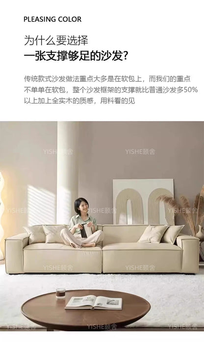 Aesthetic Space-Saving Luxury Sofa — Unique Designer Living Room Seating
