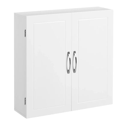 VASAGLE Bathroom Wall Cabinet — Wall-Mounted Storage with Adjustable Shelves