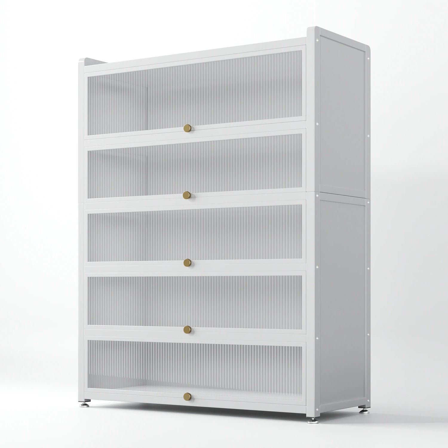 Five Levels of Order — 5-Tier Steel Kitchen Storage Cart