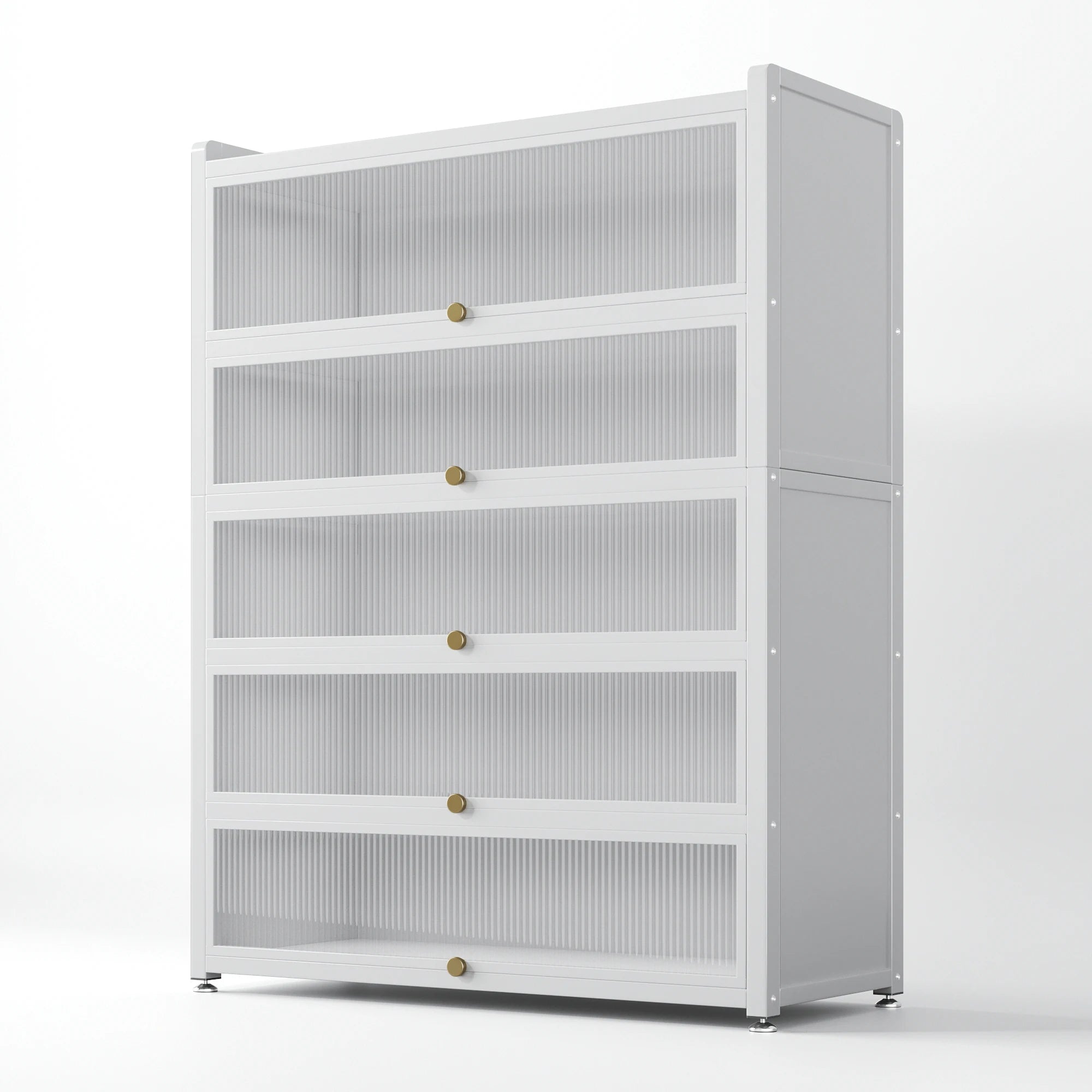 Five Levels of Order — 5-Tier Steel Kitchen Storage Cart