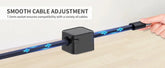 Cable Management Clips for Desk — 12-Unit Organizer Set Jonine’s Corner