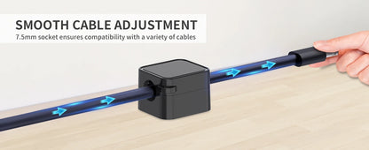 No More Cord Chaos — Adjustable Soft Cable Management Clips for Desk (12 Units)