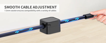 No More Cord Chaos — Adjustable Soft Cable Management Clips for Desk (12 Units)
