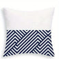 Geometric Pattern Throw Pillow Cover — Printed Cushion Cover for Sofa & Bedroom