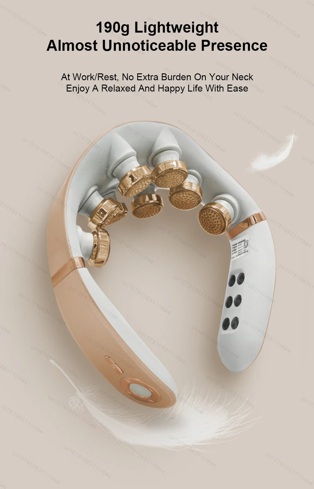 The Tension Release — 8D Electric Pulse Neck &amp; Shoulder Massager with Heat