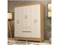 Every Outfit Has a Home — 6-Door Wardrobe with 2 Drawers & Spacious Bedroom Storage