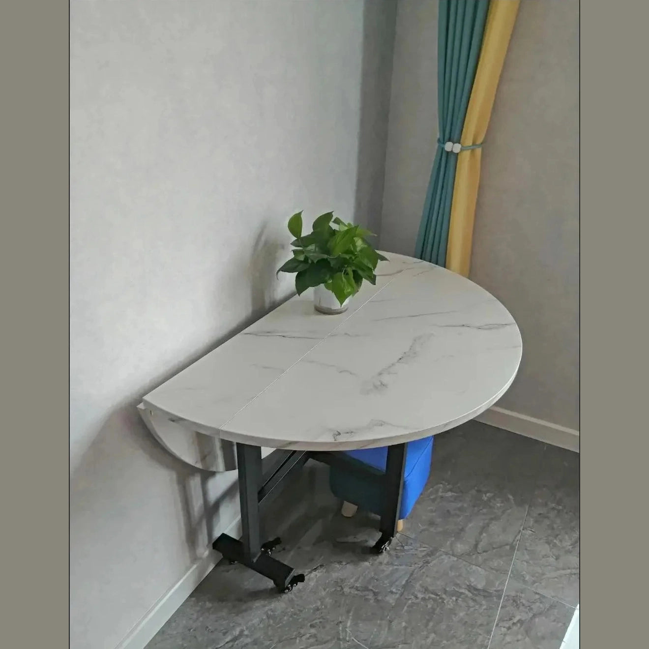 Gather &amp; Dine — Minimalist Round Dining Table with Metal Legs, 100cm &amp; 120cm Jonine’s Corner