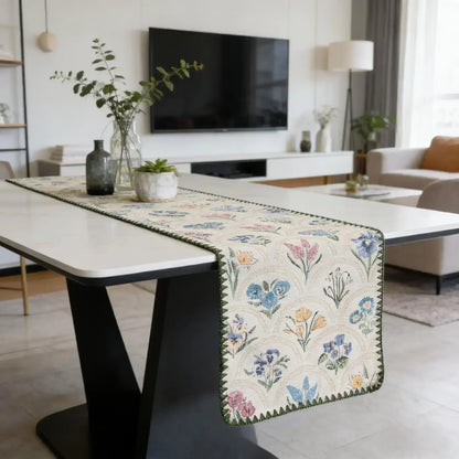 Nordic Cotton Linen Table Runner — Multiple Sizes & Patterns
