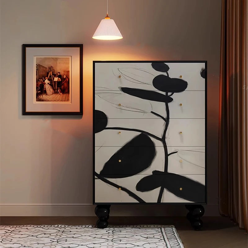 Minimalist Living Room Display Cabinet — Modern Storage Unit