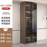 Glass light luxury corner cloakroom wardrobe Double clothes closet cabinets and wardrobes Cabinet dressing clothe home furniture Jonine&