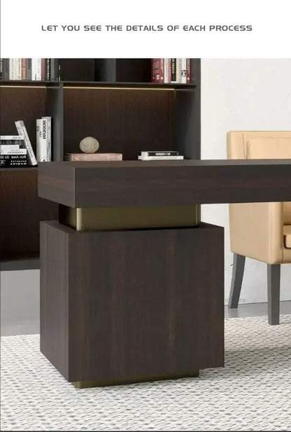 Italian Minimalist Luxury Study Desk