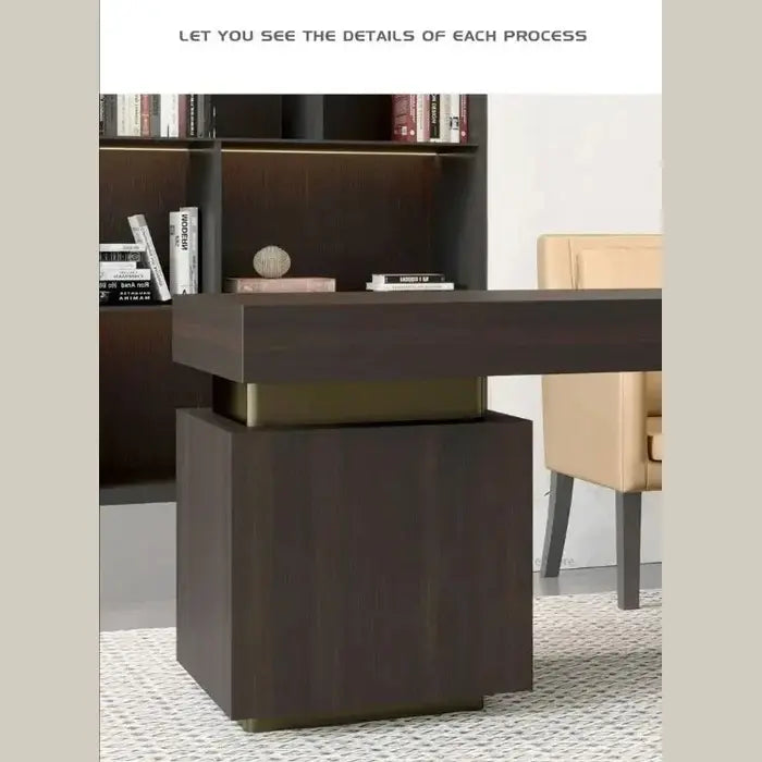 Italian Minimalist Luxury Study Desk — Jonine’s Corner – Elegant Home Office Jonine’s Corner