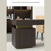 Italian Minimalist Luxury Study Desk — Jonine’s Corner – Elegant Home Office