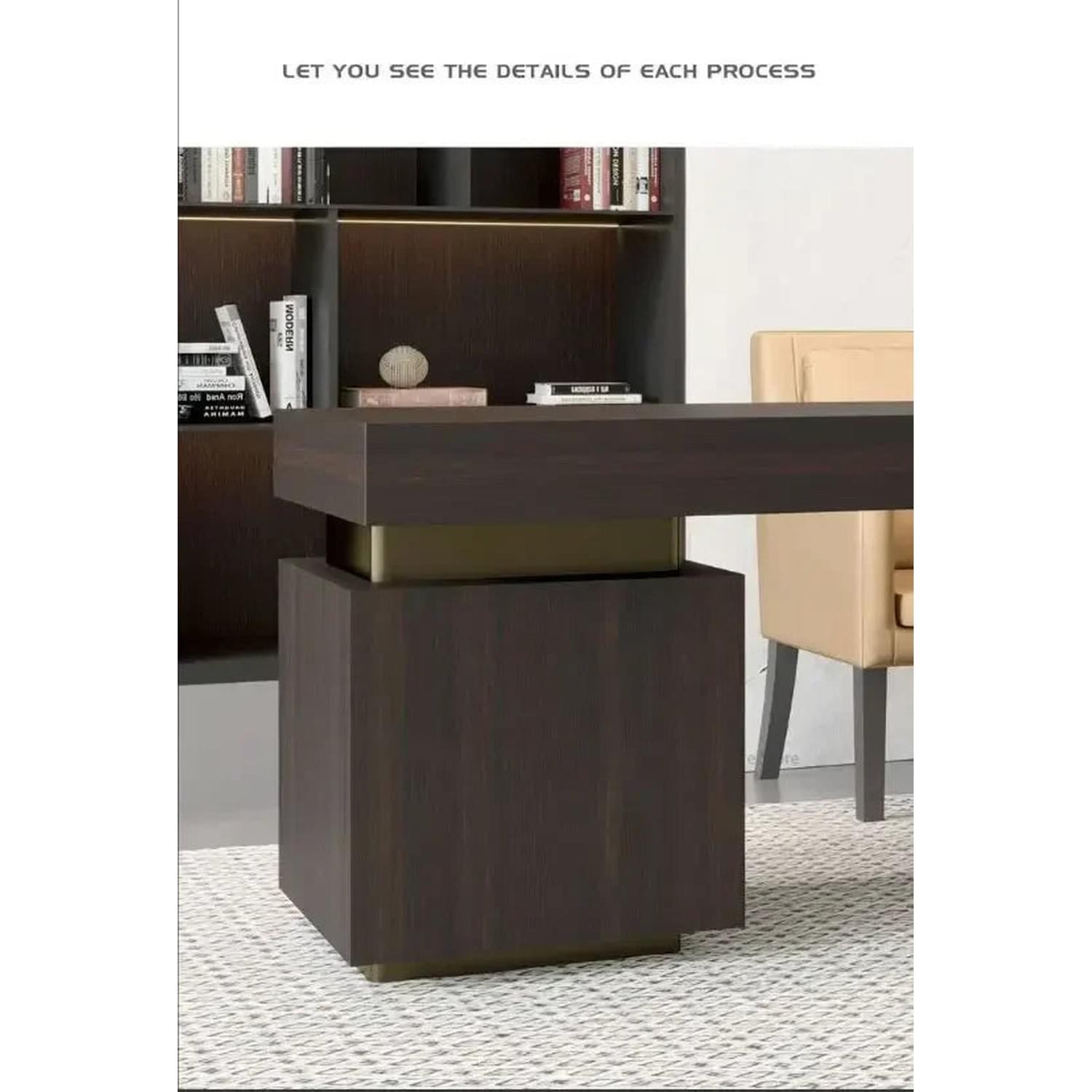 Italian Minimalist Luxury Study Desk