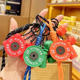 Motivational Fitness Keychain — Colorful Gym Bag Charm & Workout Gift Jonine’s Corner