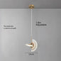 Modern Rose Gold LED Pendant Light — Bedroom & Living Room Chandelier