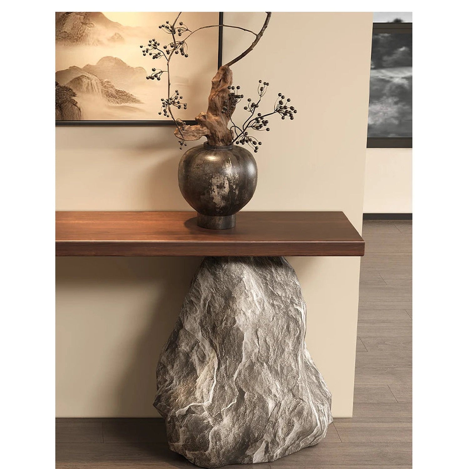 Luxury Minimalist Console Table — Custom Entryway &amp; Living Room