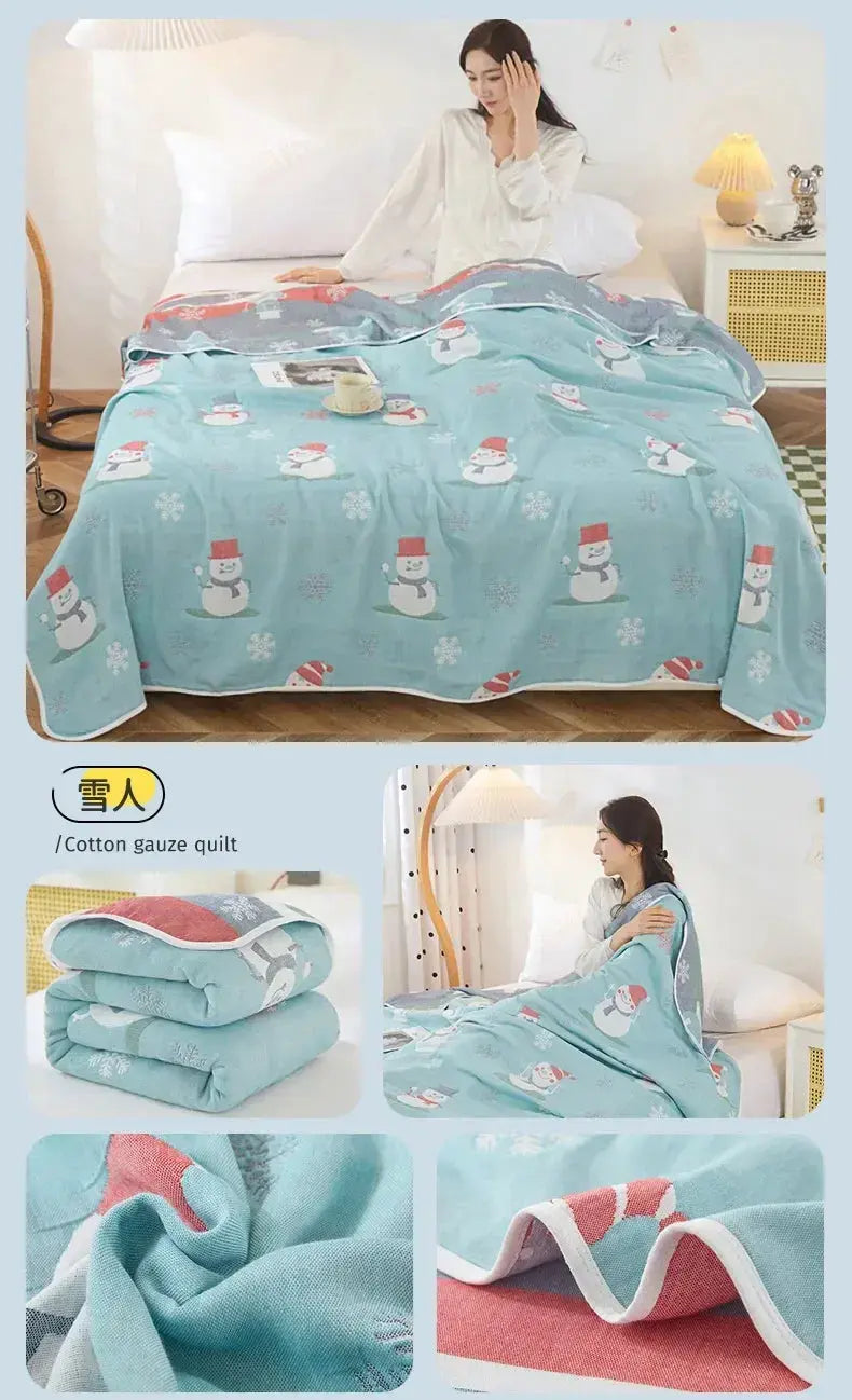 Cotton Gauze Summer Quilt — Plaid Jonine’s Corner