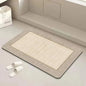 Spa-Grade Step — Non-Slip Diatomite Bath Mat with Rubber Padding