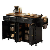 The Kitchen That Moves With You — 60" Rolling Island Cart