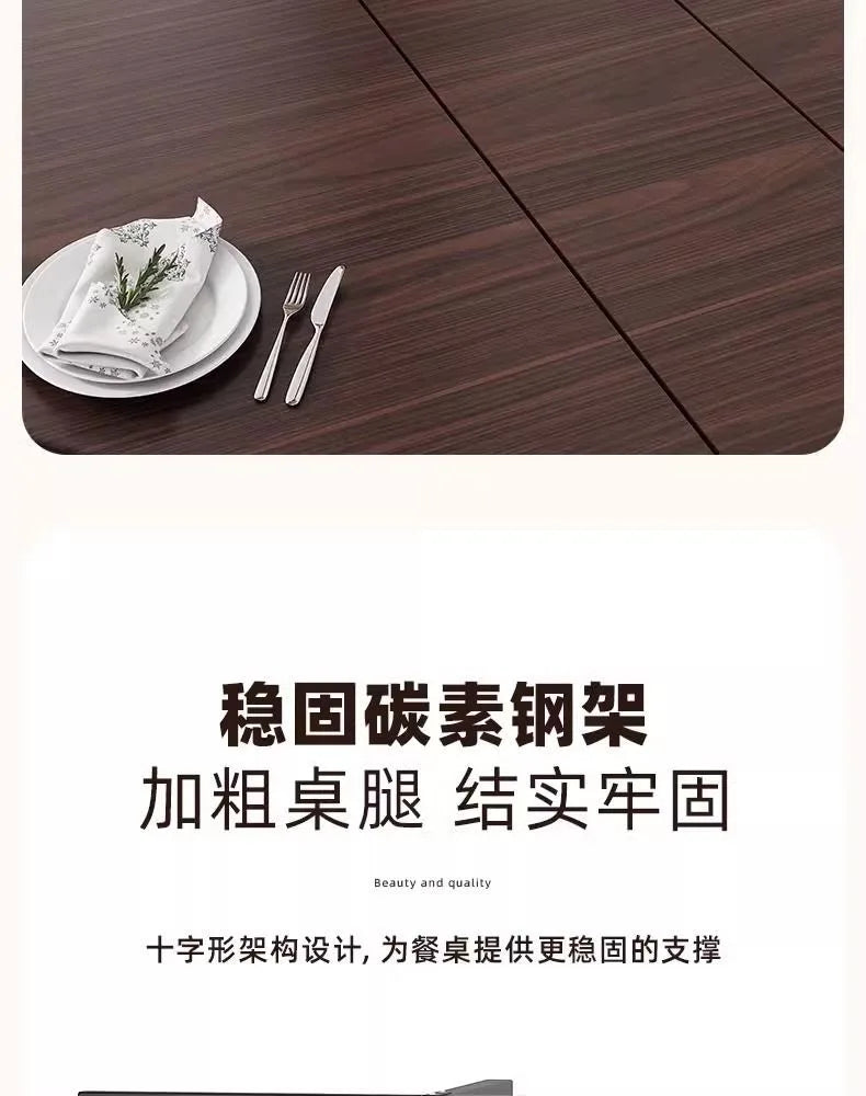 Round Foldable Dining Table — 100 & 120cm