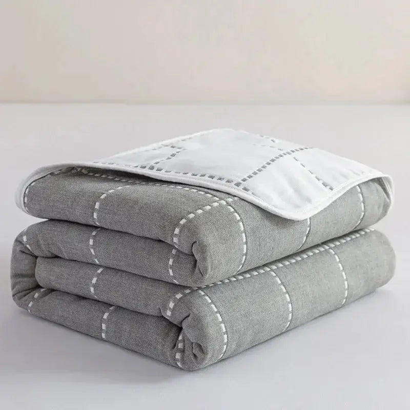 Cotton Gauze Summer Quilt — Plaid Jonine’s Corner