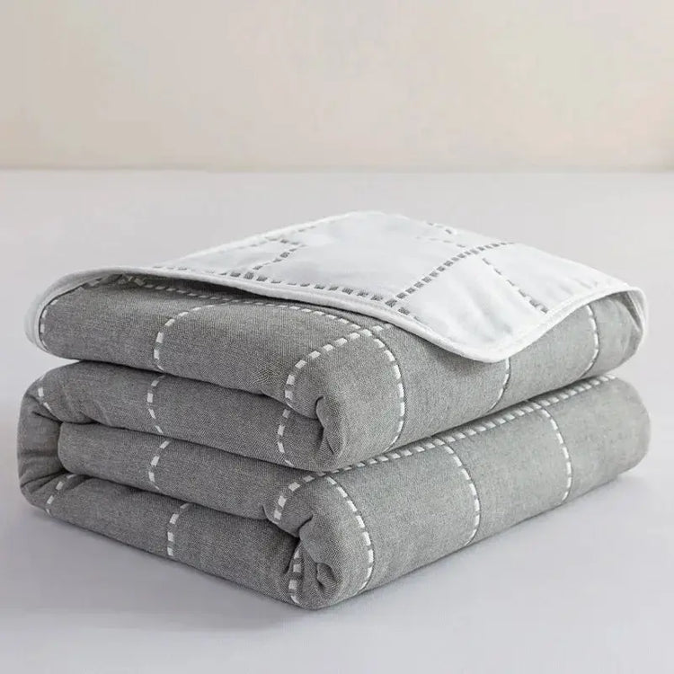 Cotton Gauze Summer Quilt — Plaid Jonine’s Corner