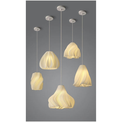 3D Floral Resin Pendant Light — Nordic Chandelier