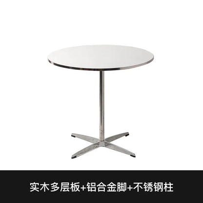 Sit in Style — Luxury Small Round Dining Table with Gold Metal Legs
