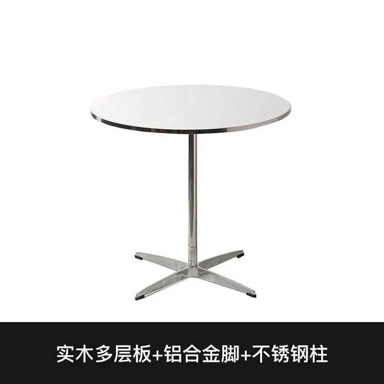 Round Restaurant Dining Table Wall Center Terrace Mini Corner Dining Table Space Saving Designer Mesas De Jantar Salon Furniture Jonine&