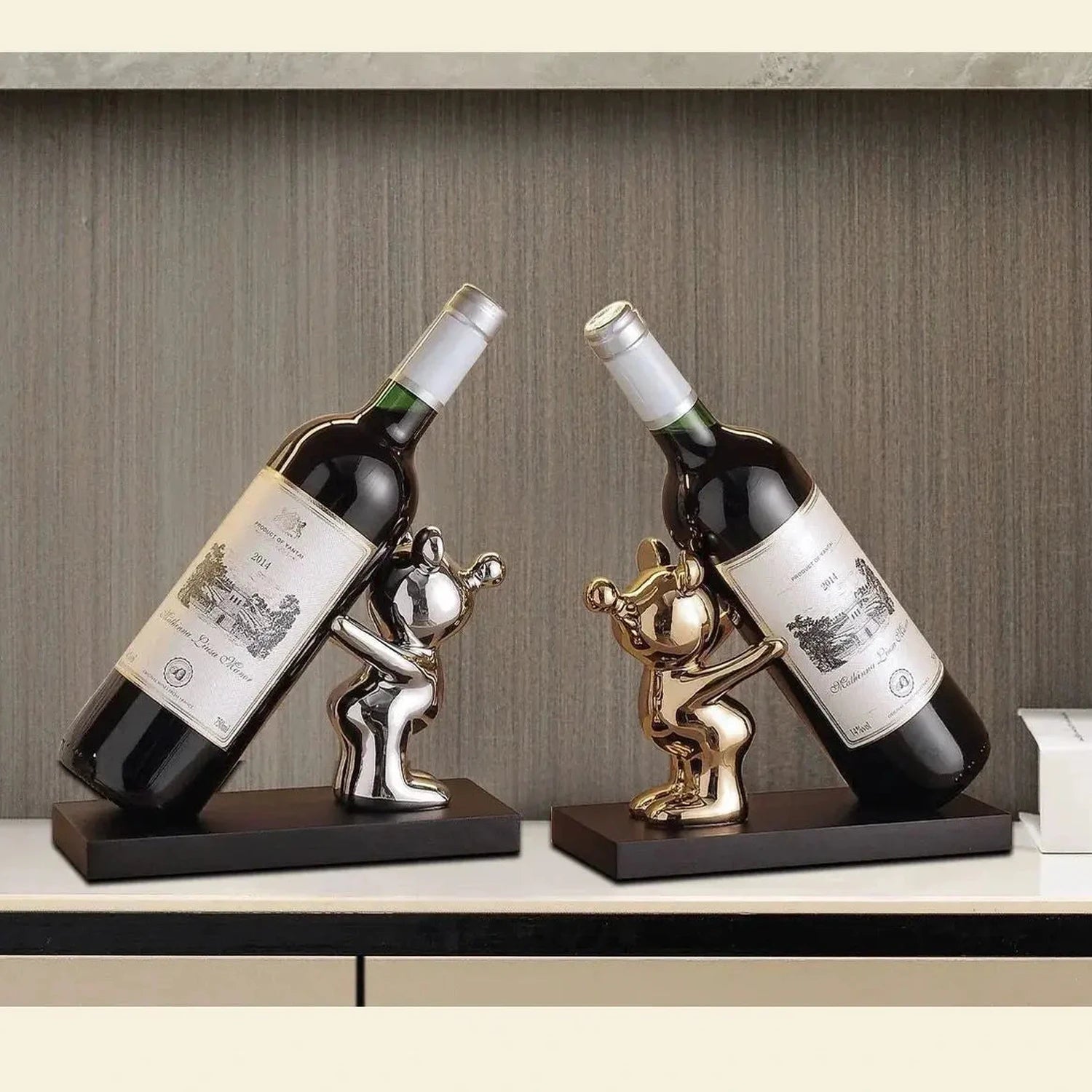 Wine Rack, Living Room Dining Side Cabinet Decoration, Ceramic Ornament, TV Cabinet Ornament, Living Room Entrance Decoration Jonine’s Corner