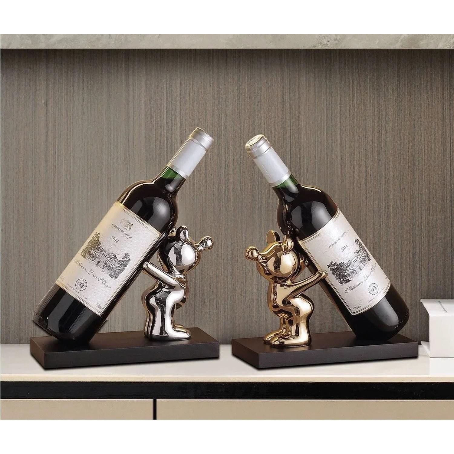 Ceramic Wine Rack &amp; Cabinet Accent Decor