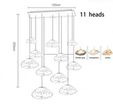 Modern LED Chandelier - Gbbmade Luxury Staircase & Living Room Light