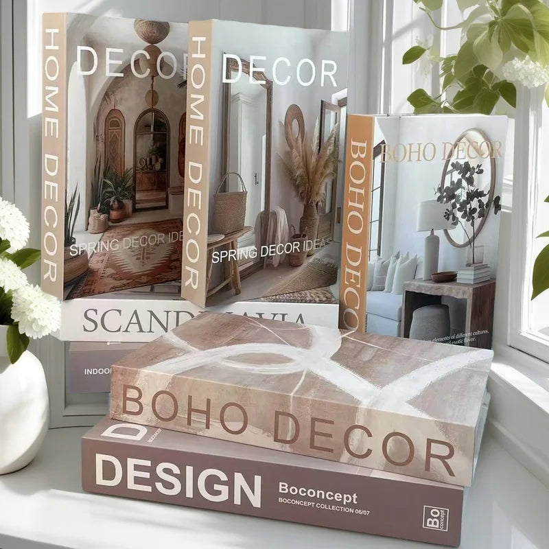 Decorative Book Box Set — Nordic Home Accent