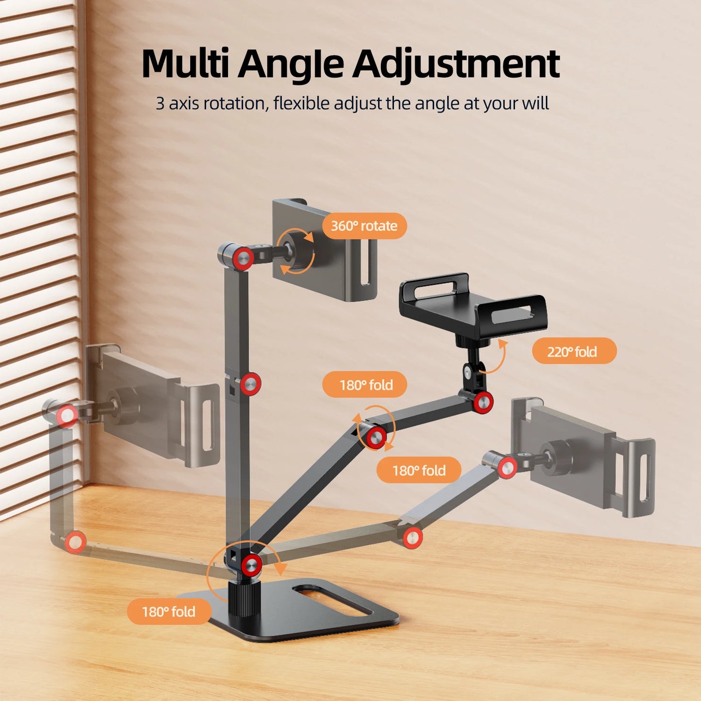 Your Screen, Your Height — Portable Monitor Stand for 15.6–18" Screens