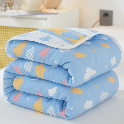 Cotton Gauze Summer Quilt — Solid